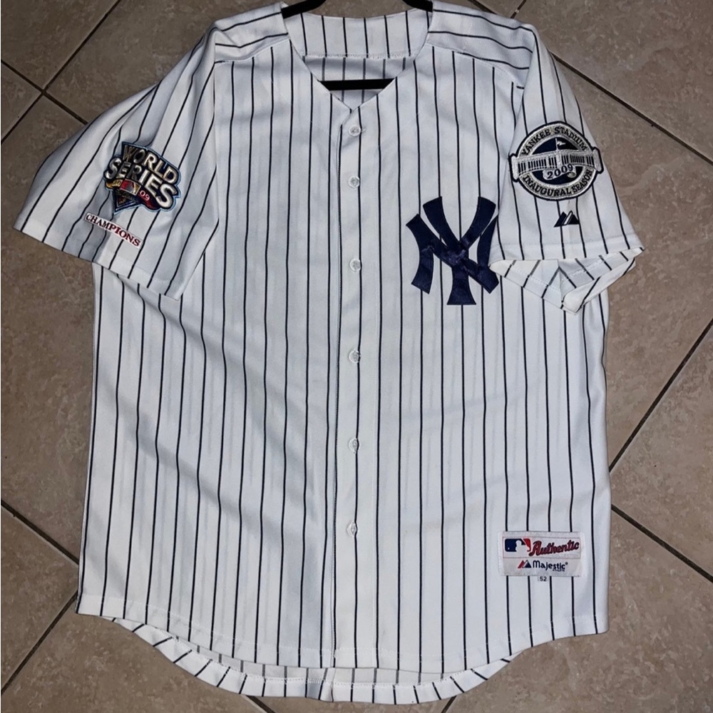 New York Yankees 2009 world series Robinson
Cano Jersey